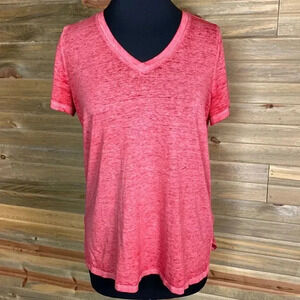 EUC Mudd Road Trip Tee Soft Heathered Red Size Large